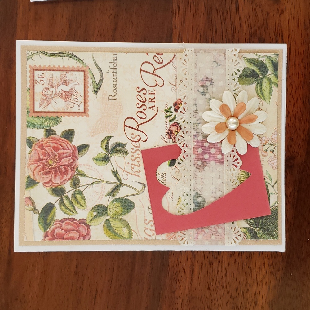 HANDMADE Valentine's Day Card Trio Romantic and Refined - Picture 4 of 15